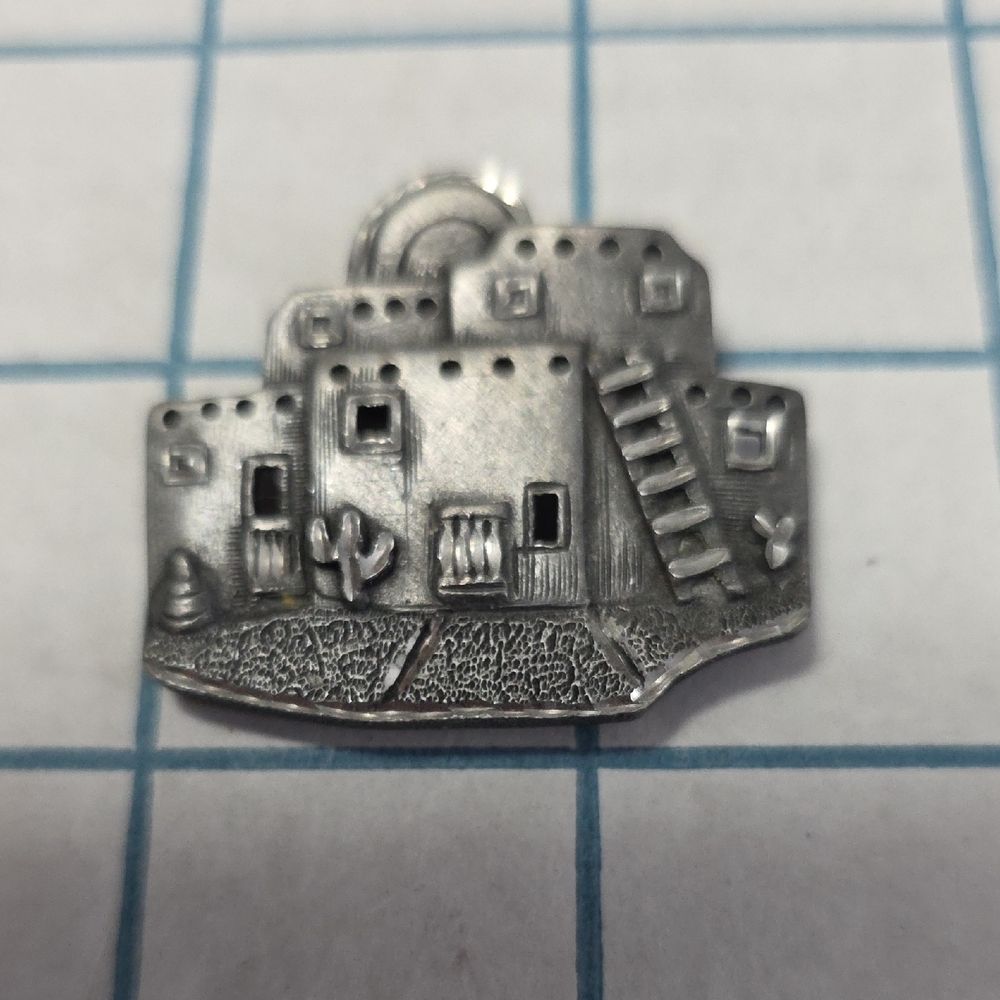 Silver‎ Pueblo Charm Pendant